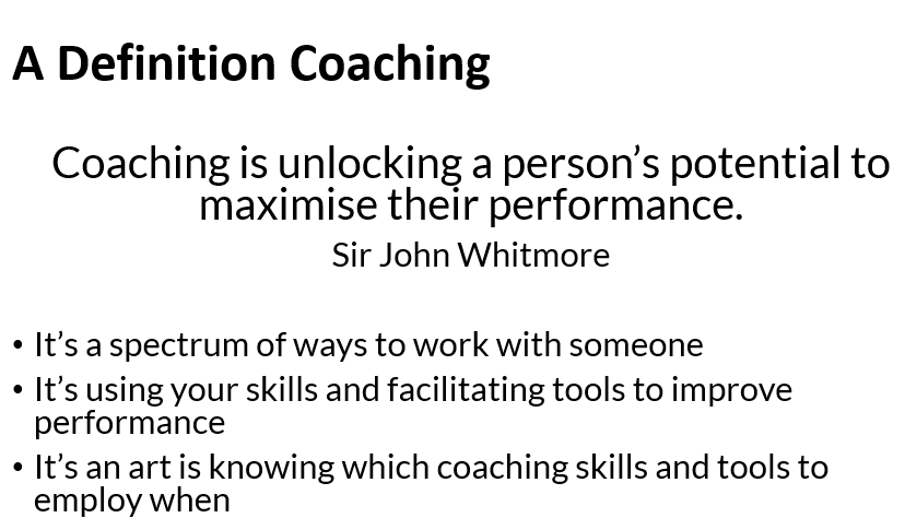 Coaching Skills