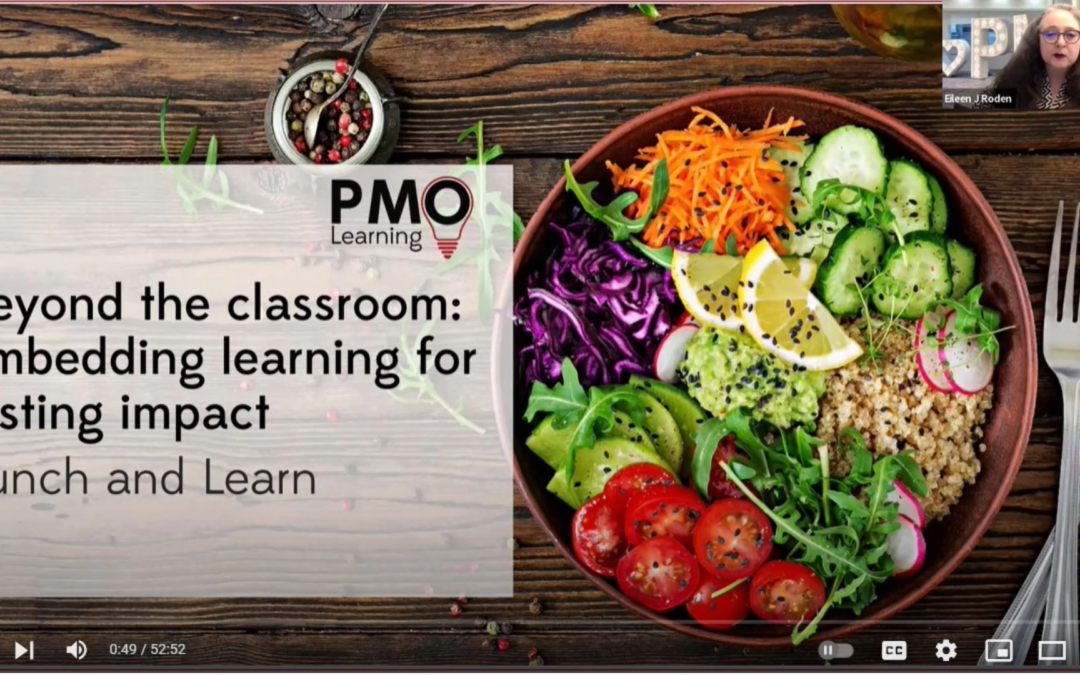 Lunch and Learn – So You’ve Had PMO Training, Where Next?